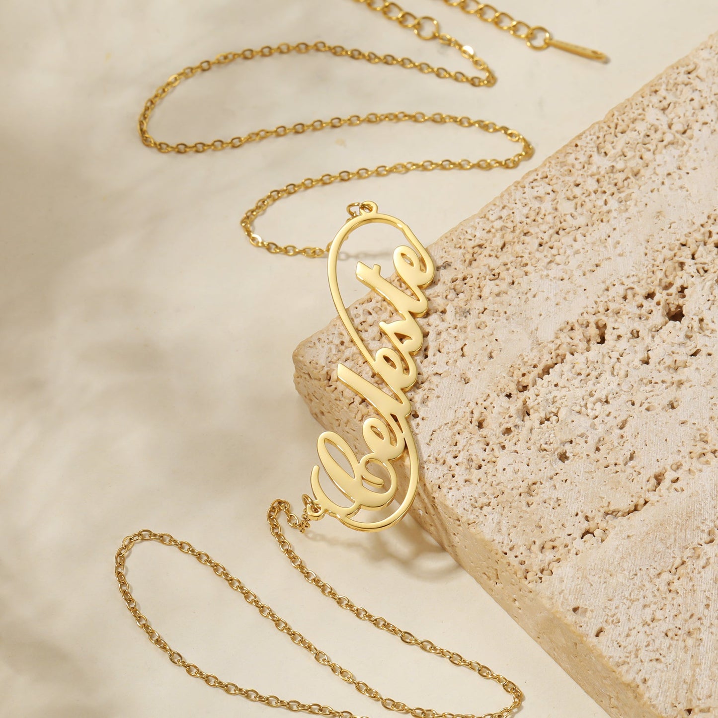 Céleste Infinity Name Necklace