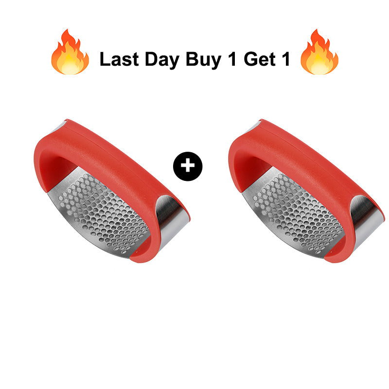 🔥Last Day Buy 1 Get 1 Free $9.99 Each🔥430 Stainless Steel Ring Garlic Press
