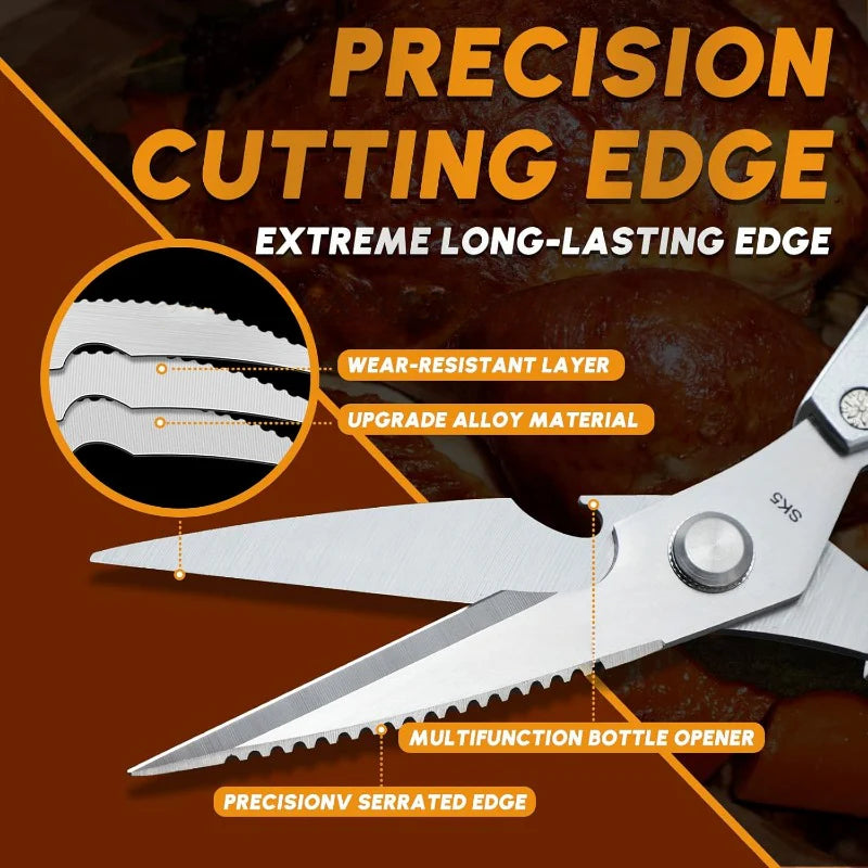 🔥BUY MORE SAVE MORE🔥Japanese Steel 7-in-1 Multifunction Kitchen Shears