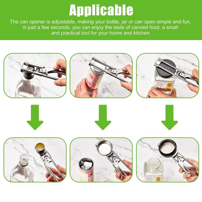 🔥🔥Last Day Buy 2 Get 1 Free $8.99 Each🔥Adjustable Stainless Steel Jar Opener