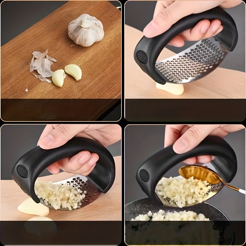 🔥Last Day Buy 1 Get 1 Free $9.99 Each🔥430 Stainless Steel Ring Garlic Press